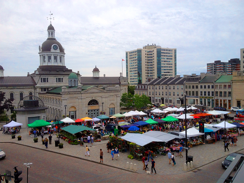 Kingston Public Market Aerial View
